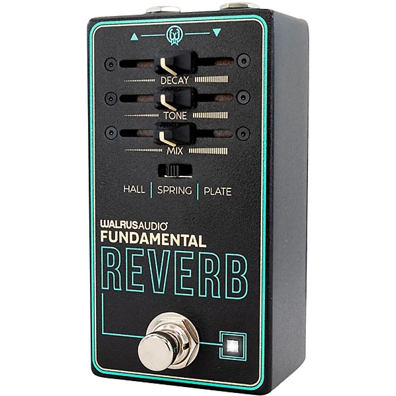 Walrus Audio Fundamental Series Reverb Guitar Effects Pedal - Black