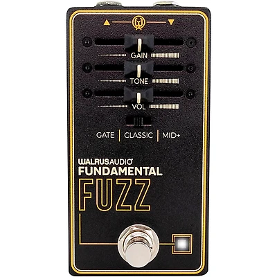 Walrus Audio Fundamental Series Fuzz Effects Pedal - Black
