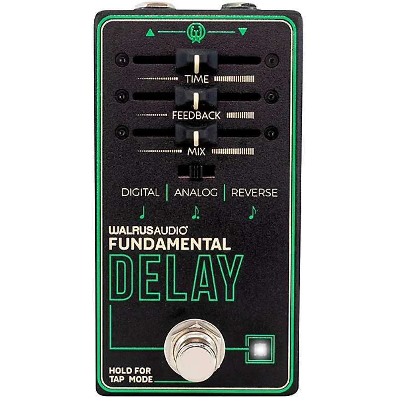 Walrus Audio Fundamental Series Delay Effects Pedal - Black