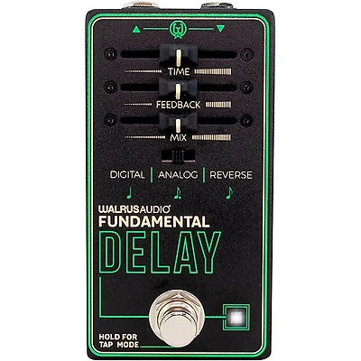 Walrus Audio Fundamental Series Delay Effects Pedal - Black