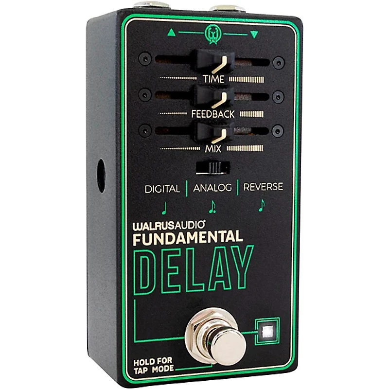 Walrus Audio Fundamental Series Delay Effects Pedal - Black