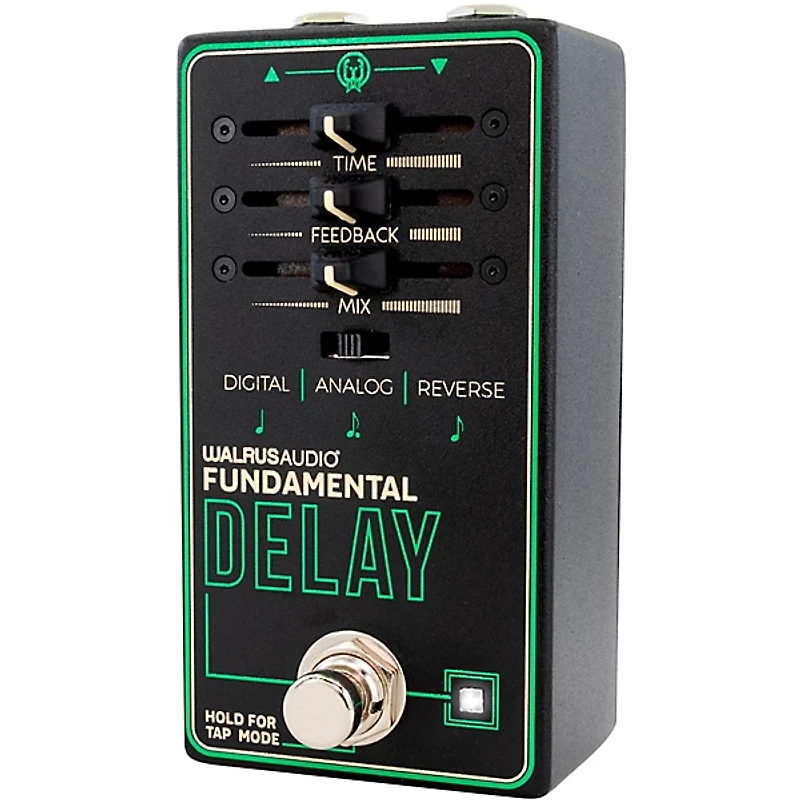 Walrus Audio Fundamental Series Delay Effects Pedal - Black