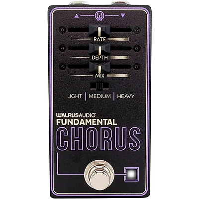Walrus Audio Fundamental Series Chorus Effects Pedal - Black