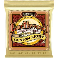 Ernie Ball Earthwood 80/20 Custom Light Acoustic Strings 12 Pack
