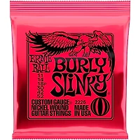 Ernie Ball Burly Slinky Nickelwound Electric Guitar Strings 12 Pack