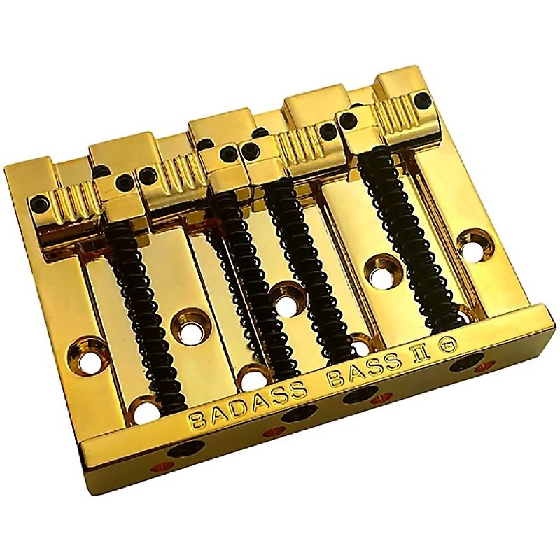Leo Quan Badass II 4-String Bass Bridge, Grooved Saddles