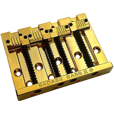 Leo Quan Badass II 4-String Bass Bridge, Grooved Saddles