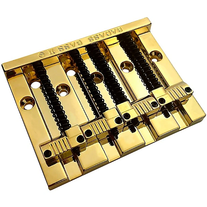 Leo Quan Badass II 4-String Bass Bridge, Grooved Saddles