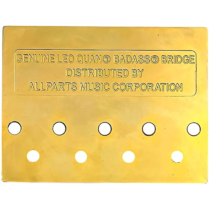 Leo Quan Badass II 4-String Bass Bridge, Grooved Saddles