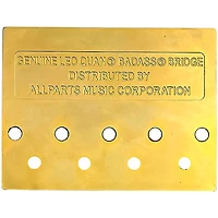 Leo Quan Badass II 4-String Bass Bridge, Grooved Saddles