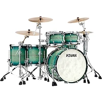 Restock TAMA STAR Factory Vault - Maple 5-Piece Shell Pack With 22" Bass Drum Cerulean Birds Eye Maple Burst