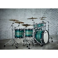 Restock TAMA STAR Factory Vault - Maple 5-Piece Shell Pack With 22" Bass Drum Cerulean Birds Eye Maple Burst