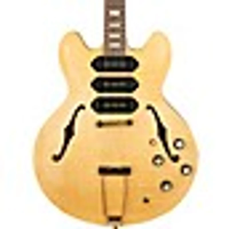 Gibson Custom M2M 1964 ES-335 Figured P-90 VOS Semi-Hollow Electric Guitar Antique Natural