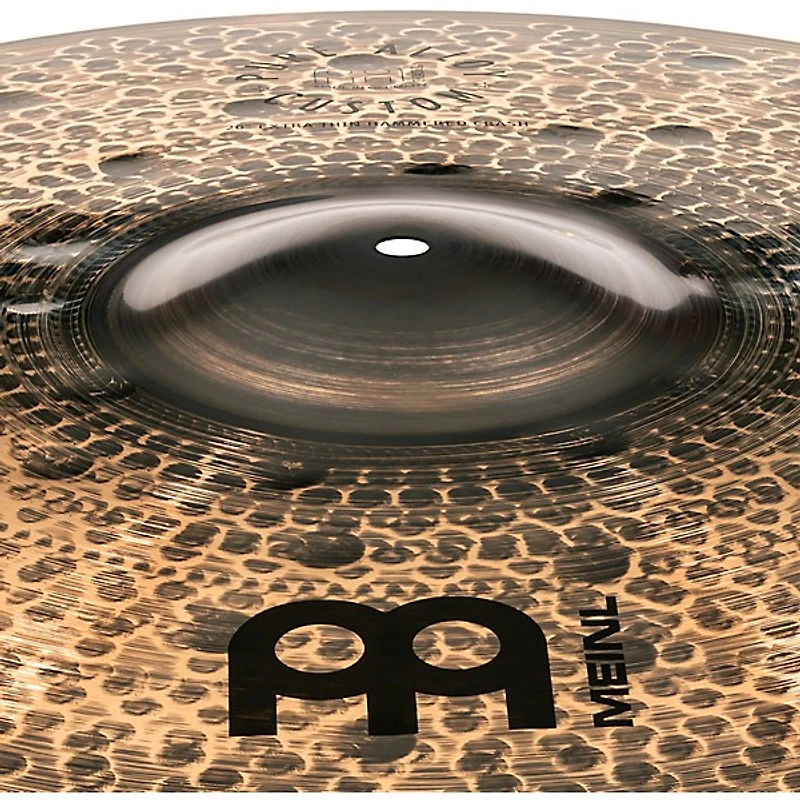MEINL Pure Alloy Custom Extra Thin Hammered Crash Cymbal