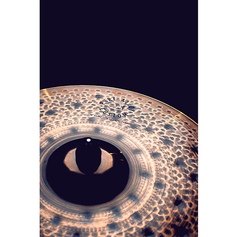 MEINL Pure Alloy Custom Extra Thin Hammered Crash Cymbal