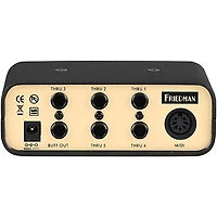 Friedman Tour Pro 1317 Platinum 13 x 17" Pedalboard With 1 Riser, Power Grid 10 and Buffer Bay 6 Small Black