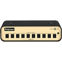 Friedman Tour Pro 1317 Platinum 13 x 17" Pedalboard With 1 Riser, Power Grid 10 and Buffer Bay 6 Small Black