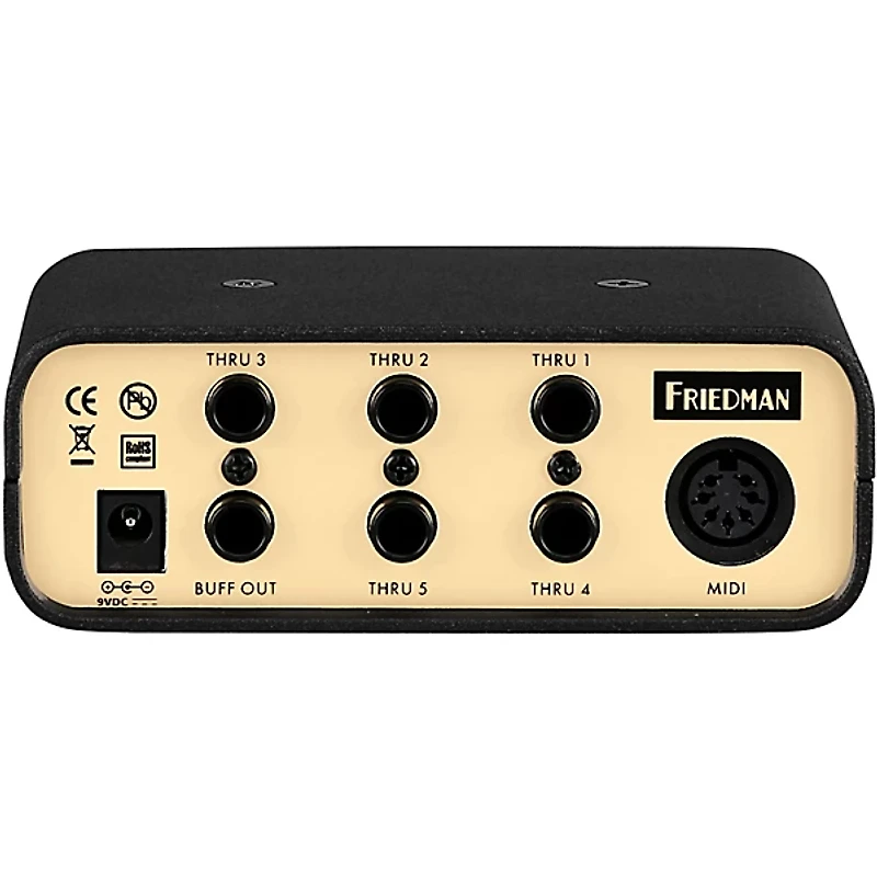 Friedman Tour Pro 1542 Platinum 15" x 42" Pedalboard With 2 Risers, Power Grid 10 and Buffer Bay 6 Large Black