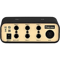 Friedman Tour Pro 1542 Platinum 15" x 42" Pedalboard With 2 Risers, Power Grid 10 and Buffer Bay 6 Large Black