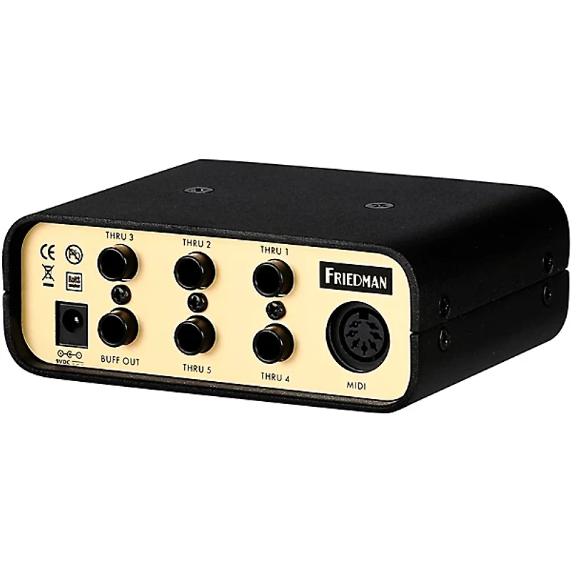 Friedman Tour Pro 1542 Platinum 15" x 42" Pedalboard With 2 Risers, Power Grid 10 and Buffer Bay 6 Large Black