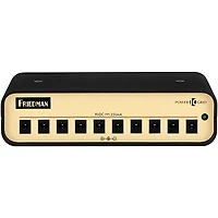 Friedman Tour Pro 1542 Platinum 15" x 42" Pedalboard With 2 Risers, Power Grid 10 and Buffer Bay 6 Large Black