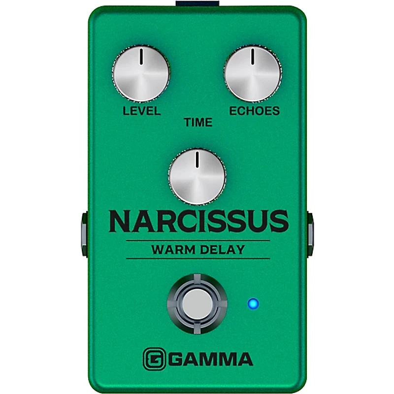 GAMMA Narcissus Warm Delay Effects Pedal With Barefoot Button Guitar Center Footswitch Cap