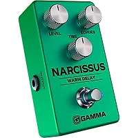 GAMMA Narcissus Warm Delay Effects Pedal With Barefoot Button Guitar Center Footswitch Cap