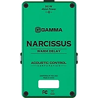 GAMMA Narcissus Warm Delay Effects Pedal With Barefoot Button Guitar Center Footswitch Cap