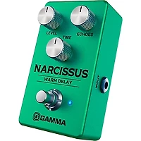 GAMMA Narcissus Warm Delay Effects Pedal With Barefoot Button Guitar Center Footswitch Cap