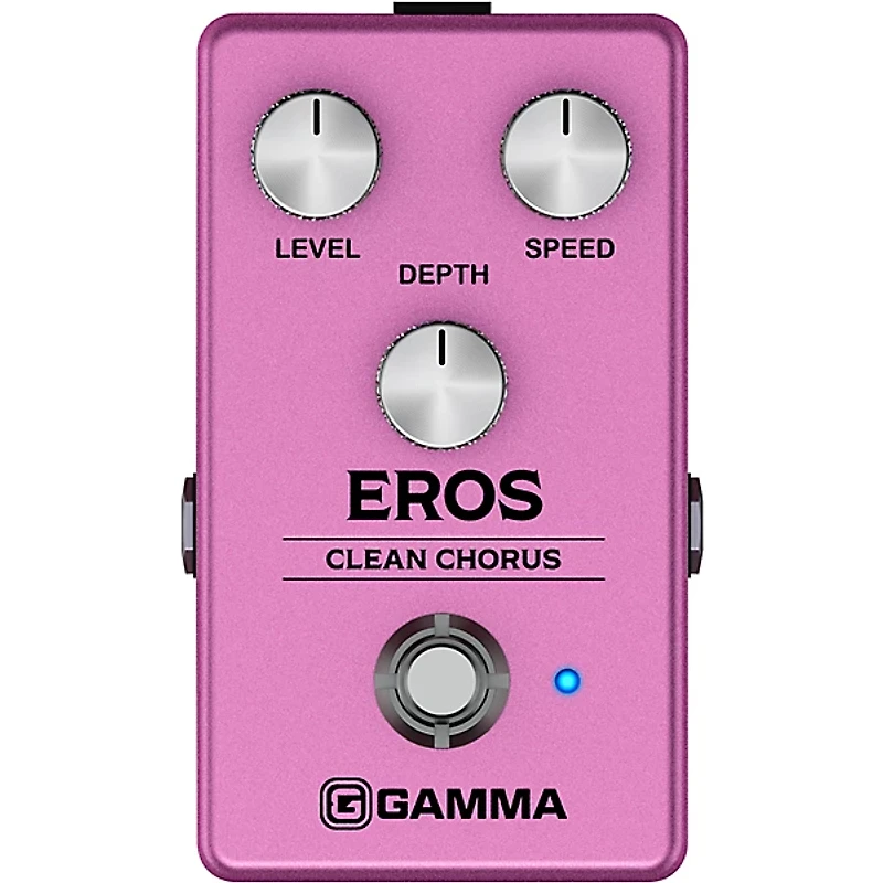 GAMMA EROS Clean Chorus Effects Pedal with Barefoot Button Guitar Center Footswitch Cap