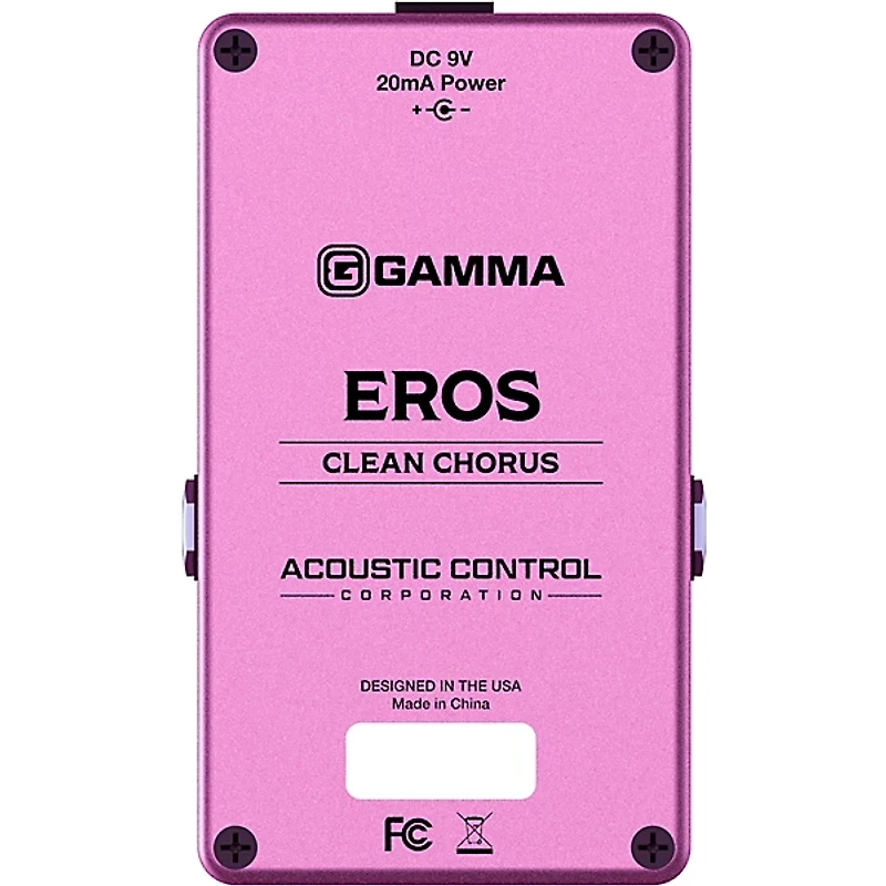 GAMMA EROS Clean Chorus Effects Pedal with Barefoot Button Guitar Center Footswitch Cap