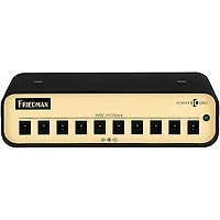 Friedman Tour Pro 1520 Platinum 15 x 20" Pedalboard With 1 Riser, Power Grid 10 and Buffer Bay 6 Small Black