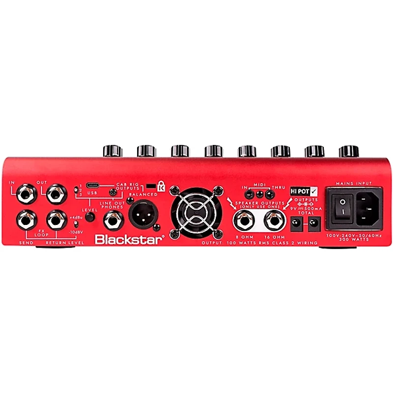 Blackstar AMPED 2 100W Guitar Power Amplifier With Effects Red