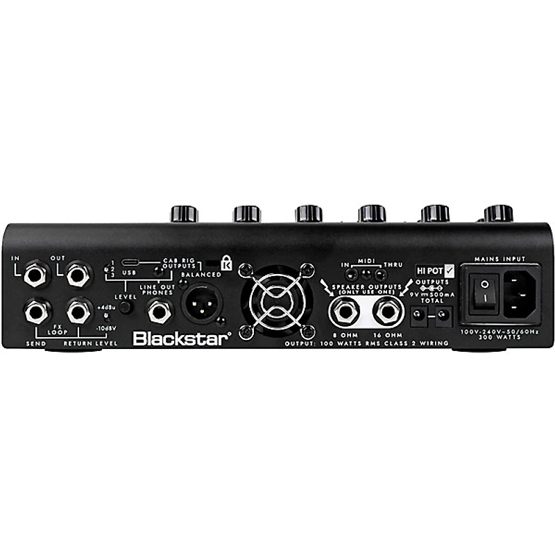 Blackstar AMPED 3 100W Guitar Power Amplifier With 3 Channels Black