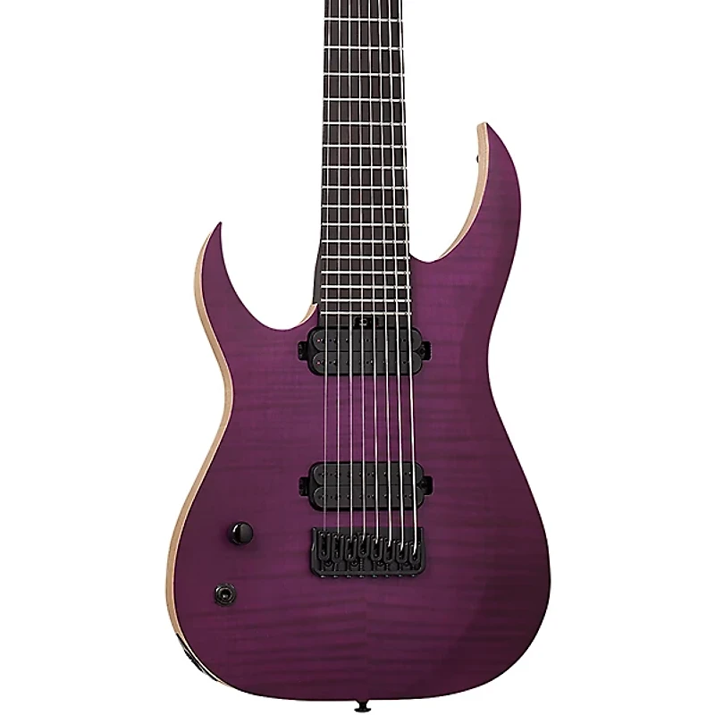 Schecter Guitar Research John Browne Tao- Left-Handed Electric Guitar Satin Trans Purple