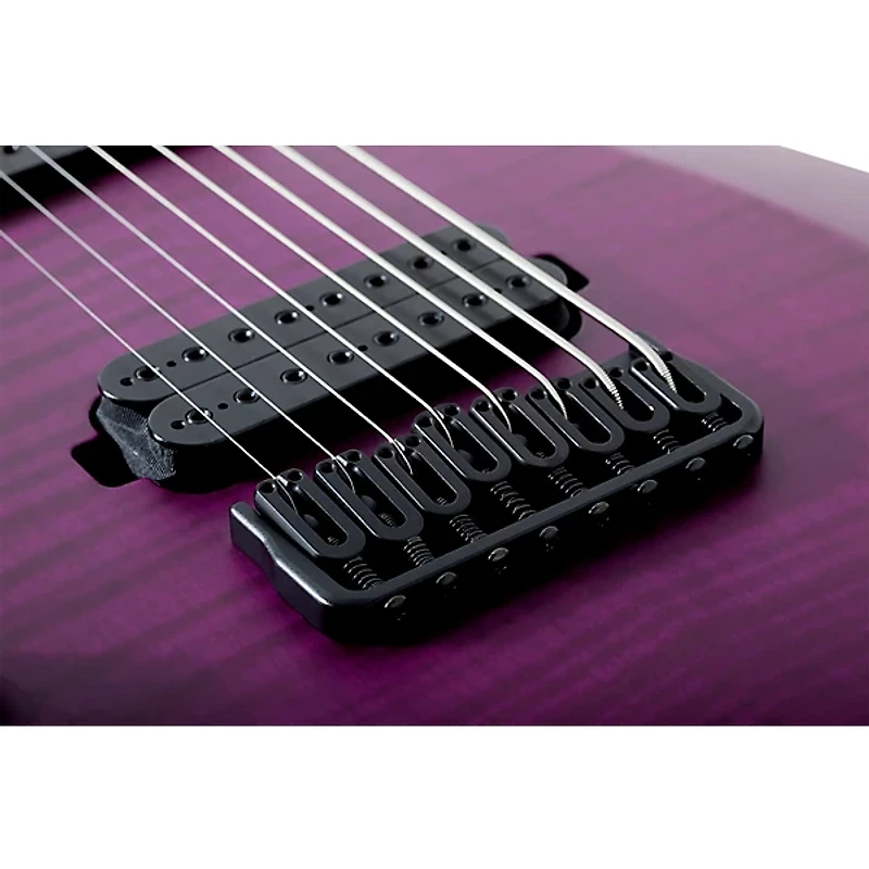 Schecter Guitar Research John Browne Tao- Left-Handed Electric Guitar Satin Trans Purple