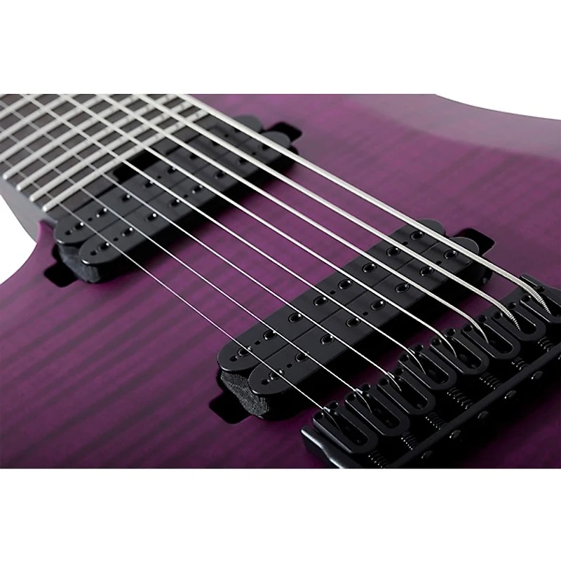 Schecter Guitar Research John Browne Tao- Left-Handed Electric Guitar Satin Trans Purple