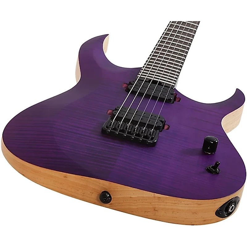 Schecter Guitar Research John Browne Tao-6 Electric Guitar Satin Trans Purple
