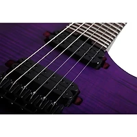 Schecter Guitar Research John Browne Tao-6 Electric Guitar Satin Trans Purple