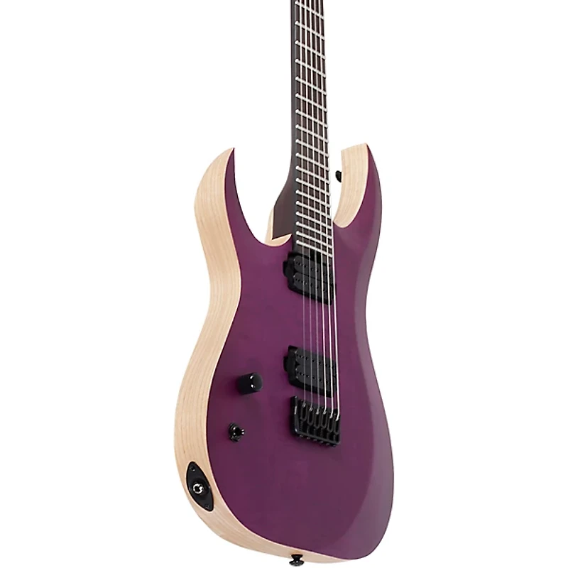 Schecter Guitar Research John Browne Tao-6 Left-Handed Electric Guitar Satin Trans Purple
