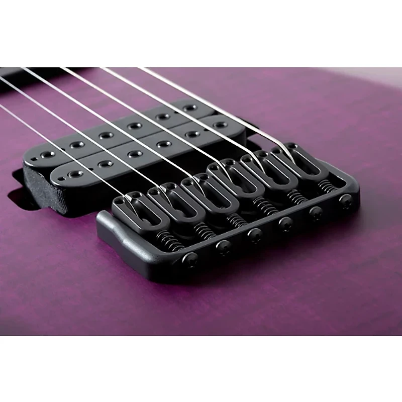 Schecter Guitar Research John Browne Tao-6 Left-Handed Electric Guitar Satin Trans Purple