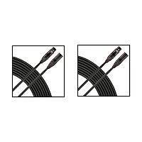 Livewire Elite Quad Microphone Cable 2-Pack - 25 ft. Black
