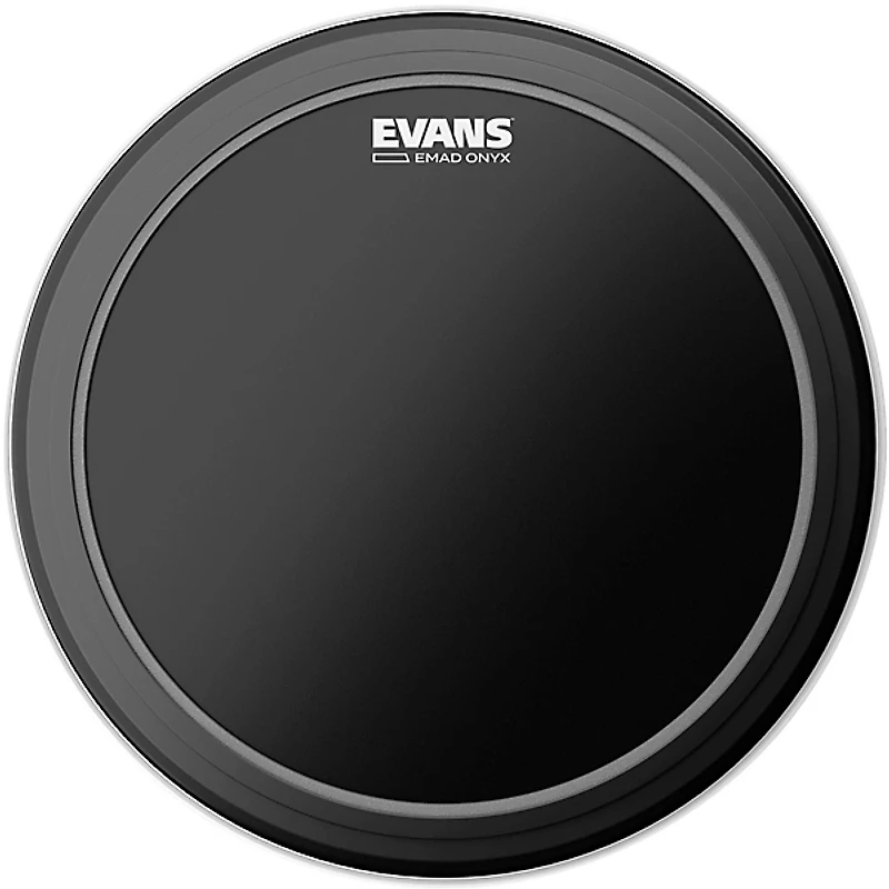 EVANS EMAD Onyx Bass Drum Head 24 in.