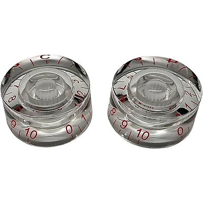 AxLabs Speed Knob (Red Lettering) - 2 Pack Clear