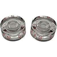 AxLabs Speed Knob (Red Lettering) - 2 Pack Clear