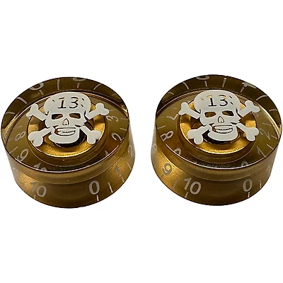 AxLabs Black Speed Knob With Skull Graphic - 2 Pack