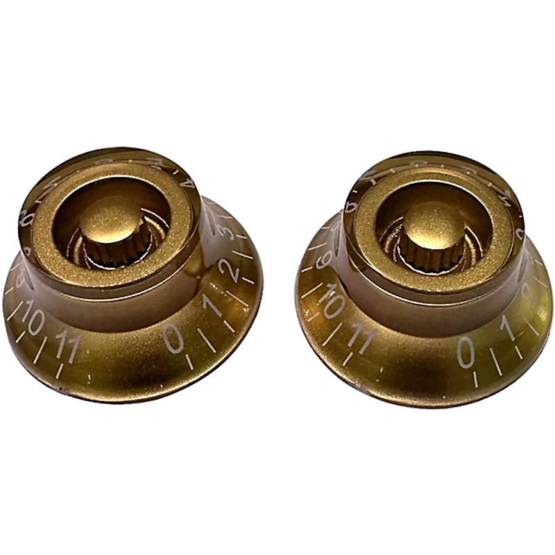 AxLabs Bell Knob That Goes To 11 (White Lettering) - 2 Pack
