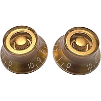 AxLabs Left Handed Bell Knob (White Lettering) - 2 Pack