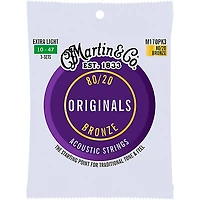 Martin Originals 80/20 Bronze 3-Pack