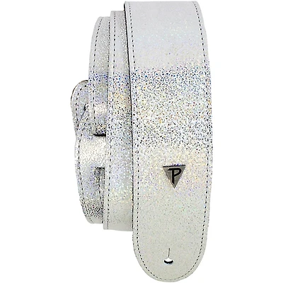 Perri's 2" Leather Guitar Strap Holographic Pearl